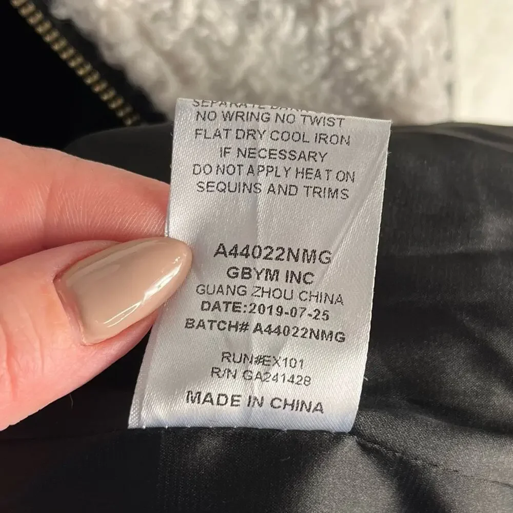 HANNAH BANANA Faux Fur Bomber 